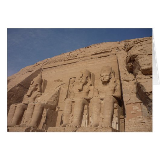 abu simbel egypt cards (Front Horizontal)
