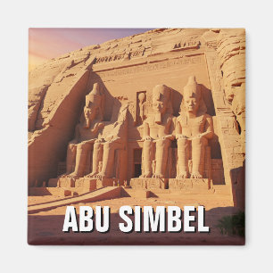 Abu Simbel Egypt Travel Magnet
