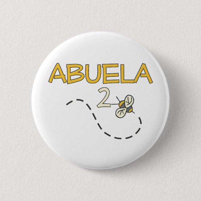 Abuela 2 Bee Button (Front)