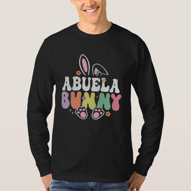 Abuela Bunny Women Easter Day Rabbit Grandma Famil T-Shirt (Front)