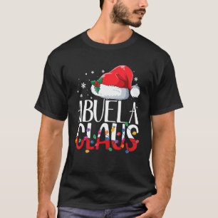 Abuela Claus Matching Family Christmas Pajamas Xma T-Shirt