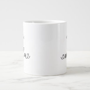 Abuela Established New Grandmother Gift Giant Coffee Mug