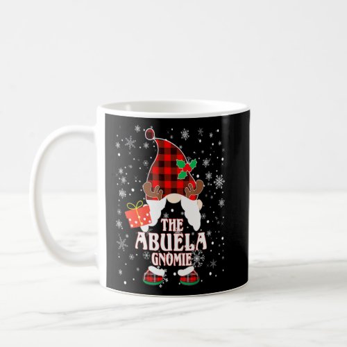 Abuela Gnome Buffalo Plaid Matching Family Christm Coffee Mug
