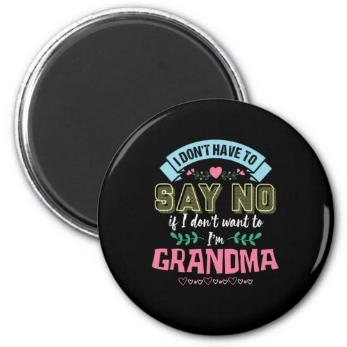 Abuela Grandmother Nana Granny Funny Grandmom Fami Magnet