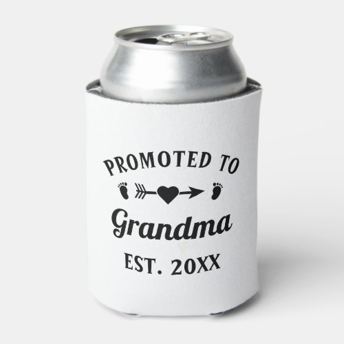 Abuela Nonna Nanna Grandmother Promoted To Grandma Can Cooler