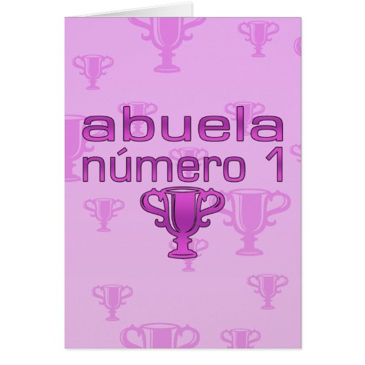Abuela Número 1 Cards (Front)