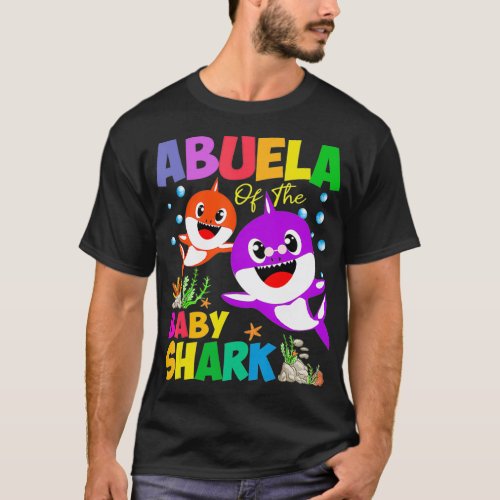 Abuela Of The Baby Shark Birthday Abuela Shark _1  T_Shirt