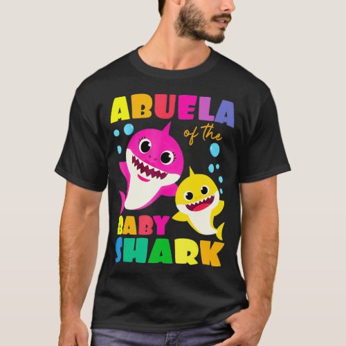 Abuela Of The Baby Shark Birthday Abuela Shark _3  T_Shirt