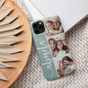 Abuela Script Grandma Photo Collage iPhone 13 Case