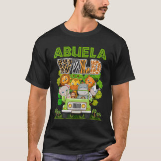 Abuela Wild Zoo Theme Birthday Truck Safari Jungle T-Shirt
