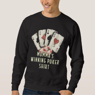 Abuelas Winning Poker Grandma Card Game Grandmom Sweatshirt