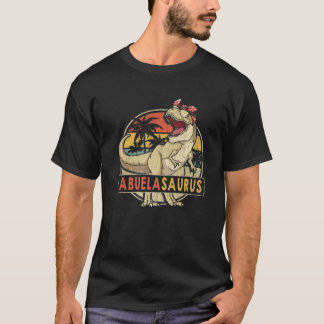 Abuelasaurus Retro Rex Dinosaur Abuela Family Matc T-Shirt