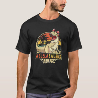 Abuelasaurus Retro T Rex Dinosaur Abuela Family Ma T-Shirt