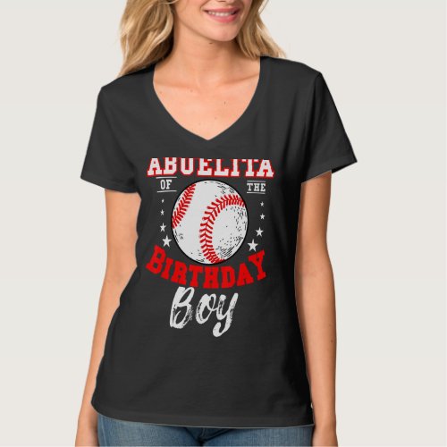 Abuelita Of The Birthday Boy Baseball Theme Bday C T_Shirt