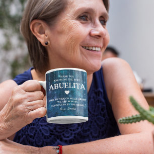 Abuelita Spanish Grandma Thank You Message Custom Coffee Mug