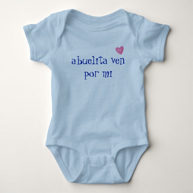 Abuelita Ven Por Mi Baby Romper Jumper (Front)