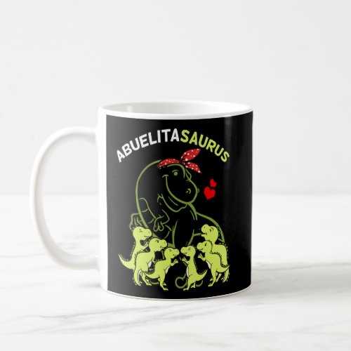 Abuelitasaurus Abuelita 6 Kids Dinosaur Mothers D Coffee Mug