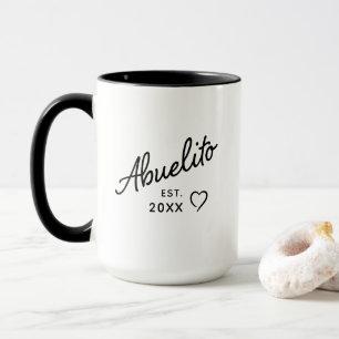 Abuelito Est Year Pregnancy Reveal & Father’s Day  Mug