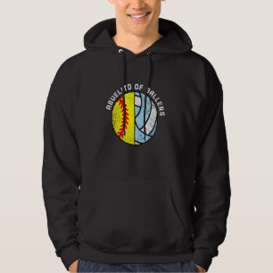 Abuelito Of Ballers Funny Softball Volleyball Abue Hoodie