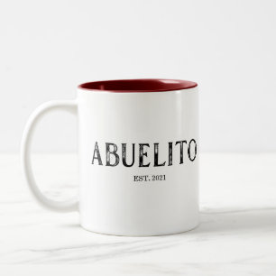 Abuelito Year Established Two-Tone Coffee Mug