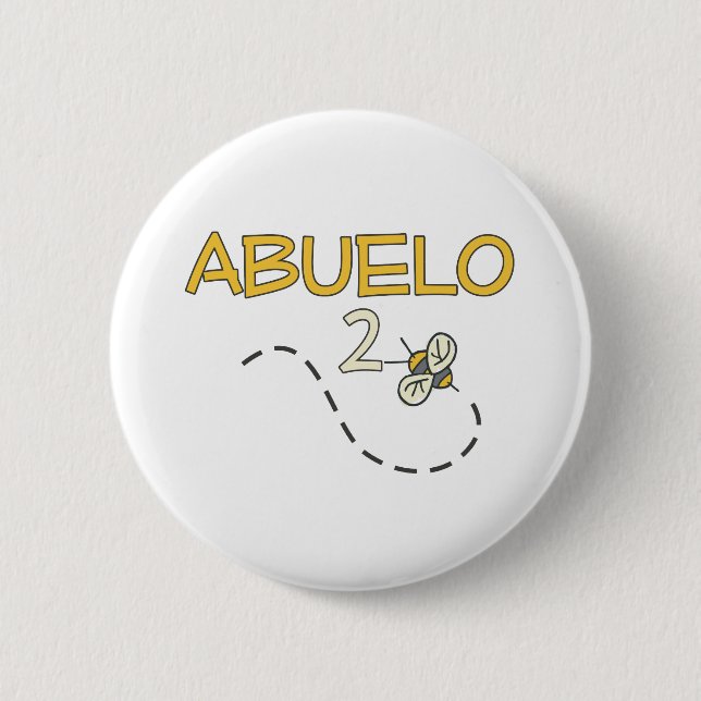 Abuelo 2 Bee Button (Front)