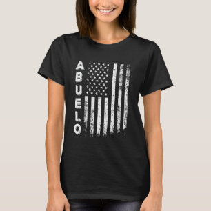 Abuelo America Flag Fatheru2019s Day 4th of July M T-Shirt