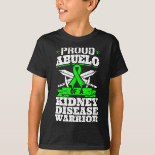 Abuelo Of A Kidney Disease Warrior Awareness Grand T-Shirt