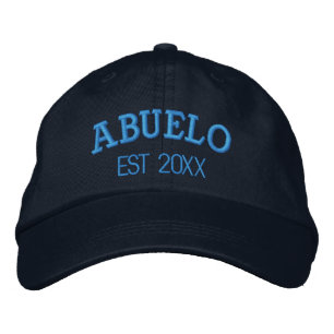 Abuelo Personalized Grandpa Gift Custom Text Embroidered Baseball Cap