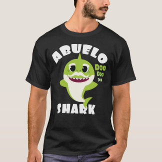 Abuelo Shark Gift Cute Baby Shark Design Matching T-Shirt