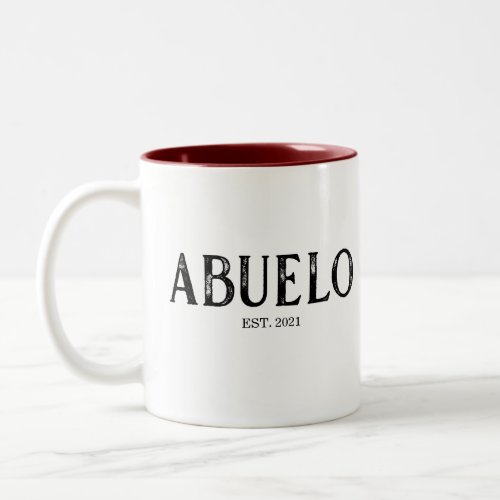 Abuelo Year Established Two_Tone Coffee Mug