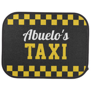 Abuelo's Taxi Funny Grandfather Car Floor Mat