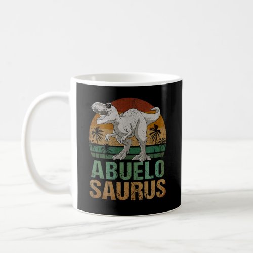 Abuelosaurus Dinosaur Abuelo Saurus Vintage Father Coffee Mug