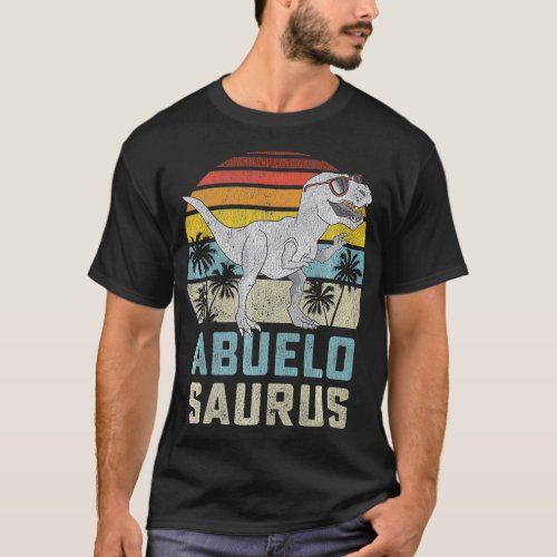 Abuelosaurus T Re Dinosaur Abuelo Saurus Family Ma T_Shirt