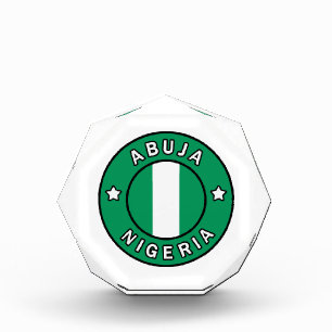 Abuja Nigeria Acrylic Award