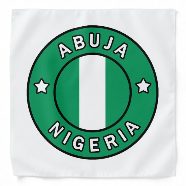 Abuja Nigeria Bandana (Front)