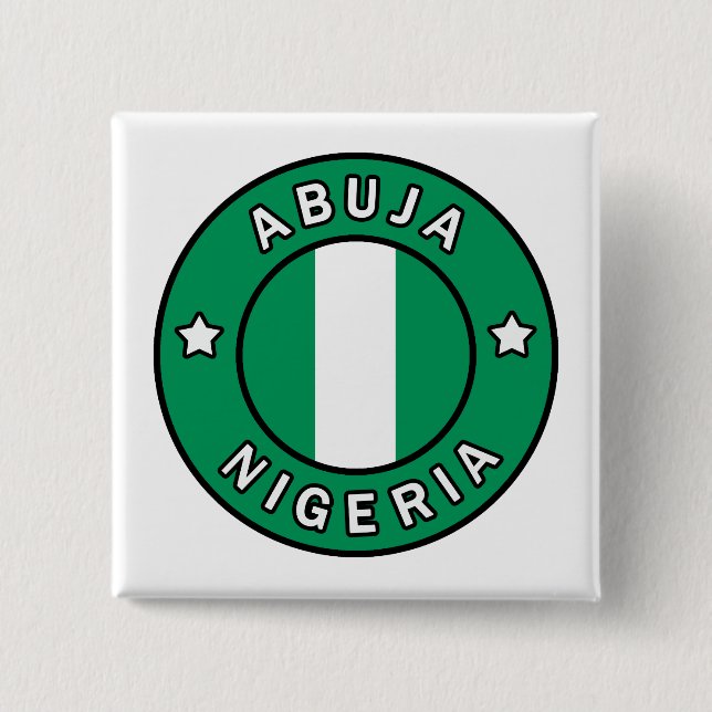 Abuja Nigeria Button (Front)