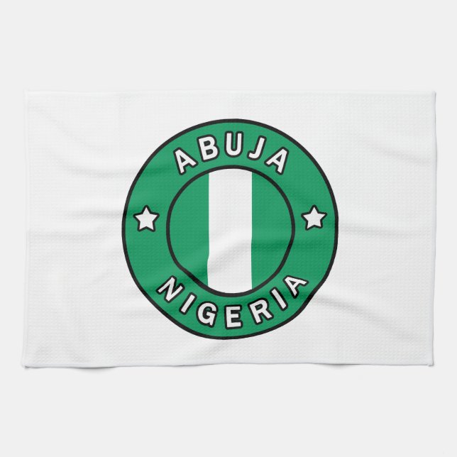Abuja Nigeria Kitchen Towel (Horizontal)