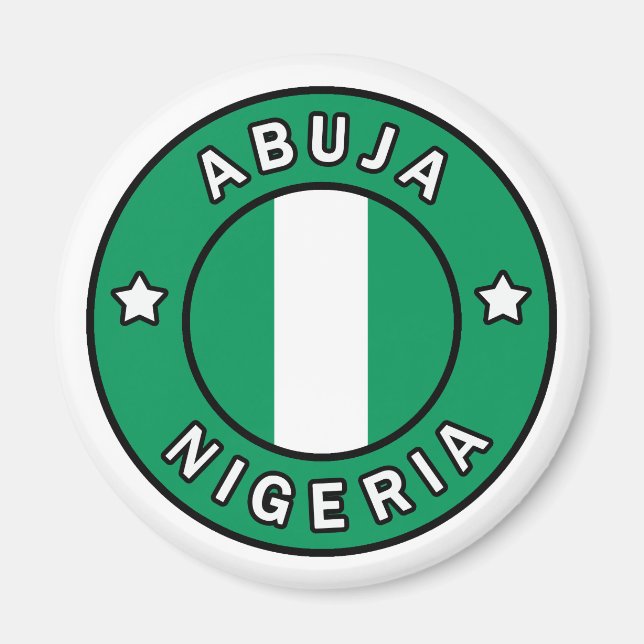 Abuja Nigeria Magnet (Front)