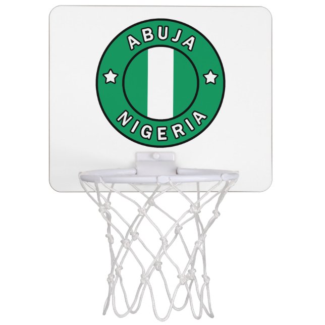 Abuja Nigeria Mini Basketball Hoop (Front)