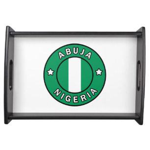 Abuja Nigeria Serving Tray