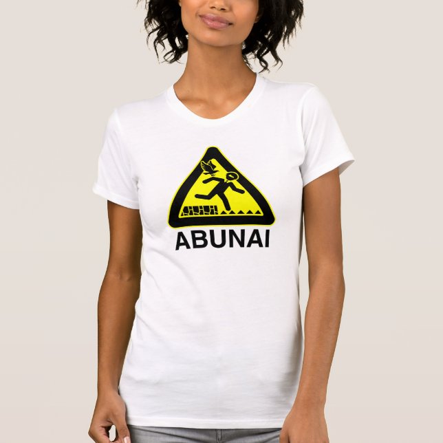 Abunai Shirt, White T-Shirt (Front)