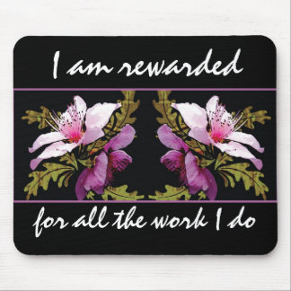 Abundance Affirmation Motivational Mousepad