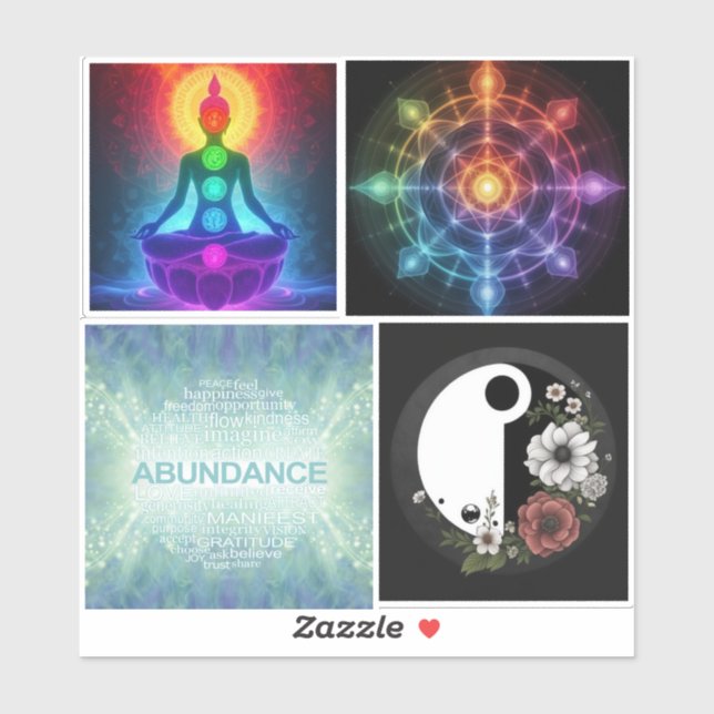 Abundance and Balance Sticker (Sheet)