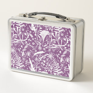 Abundance Botanical Berry Metal Lunch Box