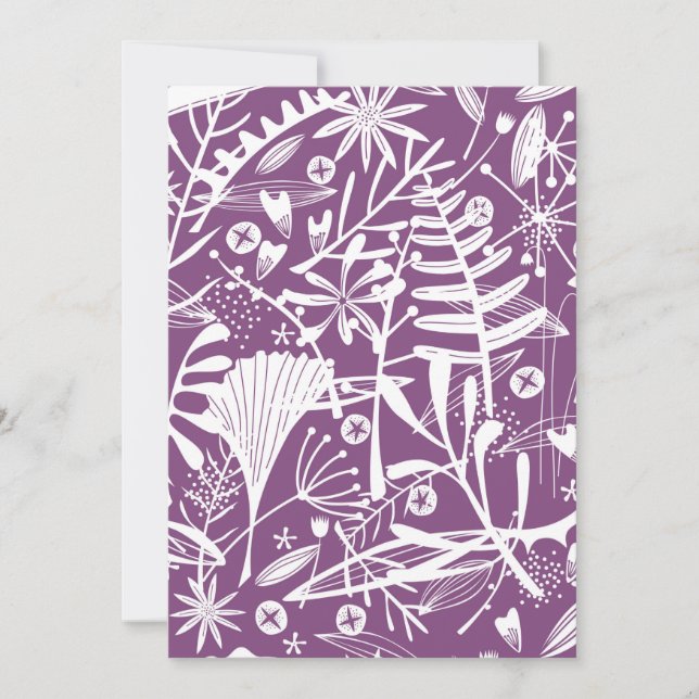 Abundance Botanical Berry Thank You Card (Front)