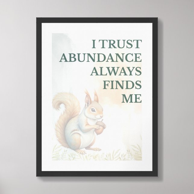 Abundance Finds Its Way(A) Framed Art (Framed Front)