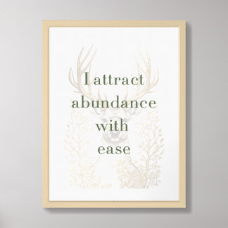 Abundance Finds Me (A) Framed Art