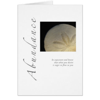 Abundance Sand Dollar Cards