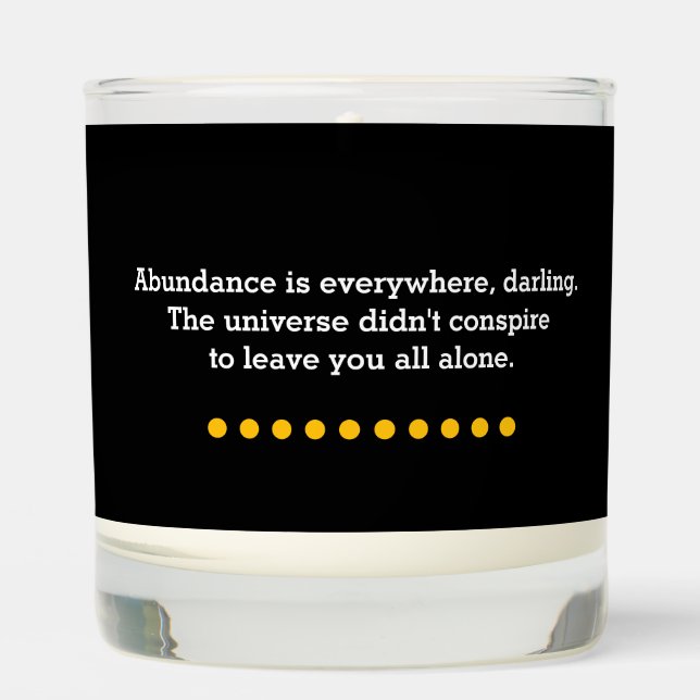 Abundance Scented Candle (Front)
