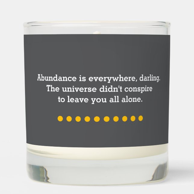 Abundance Scented Candle (Front)